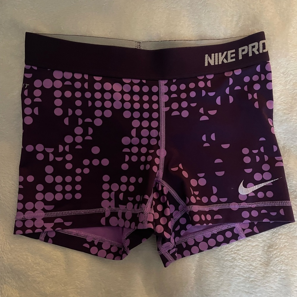 Nike Pro Lavender Athletic Shorts